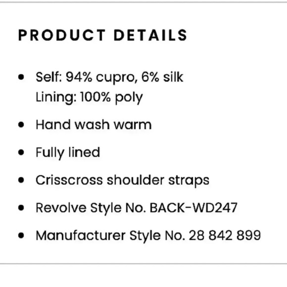 New REVOLVE Backstage Silk Slip Dress Jennifer 90s Y2K Cocktail Party - Picture 5 of 14